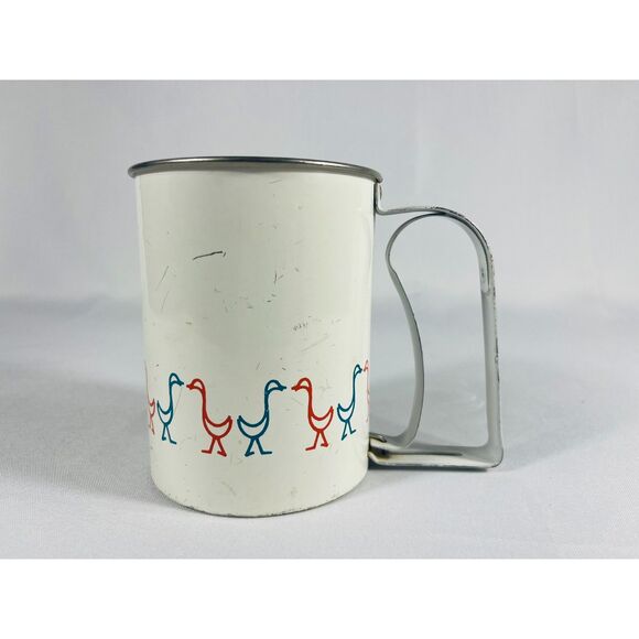 Vintage ANDROCK Flour Sifter Ducks Geese Mod Design Retro Kitchen MCM - Picture 1 of 7